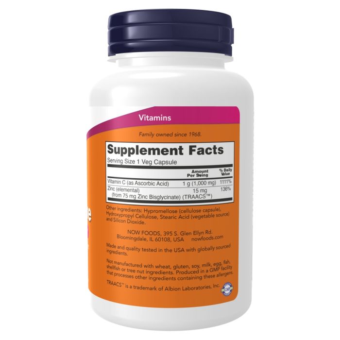 NOW C-1000 Sink Immunitet Vegetabilske Kapsler