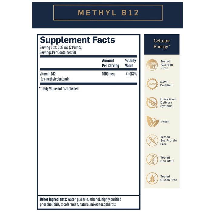 Quicksilver Liposomal Methyl B-12