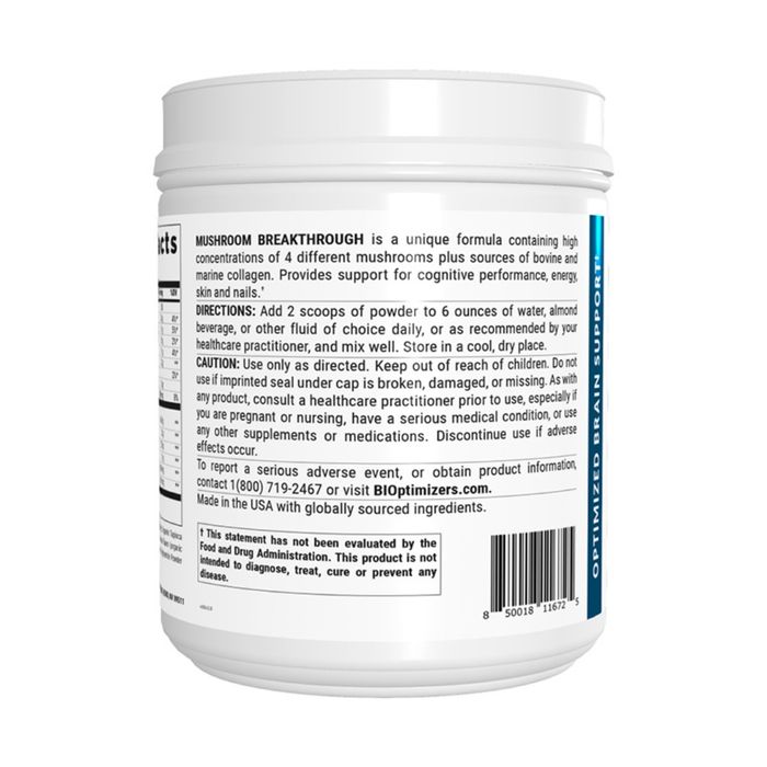 BIOptimizers Mushroom Breakthrough - Salted Caramel