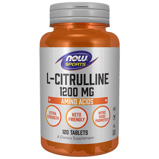 Hovedbilde NOW L-Citrulline 1200 mg (ekstra styrke)