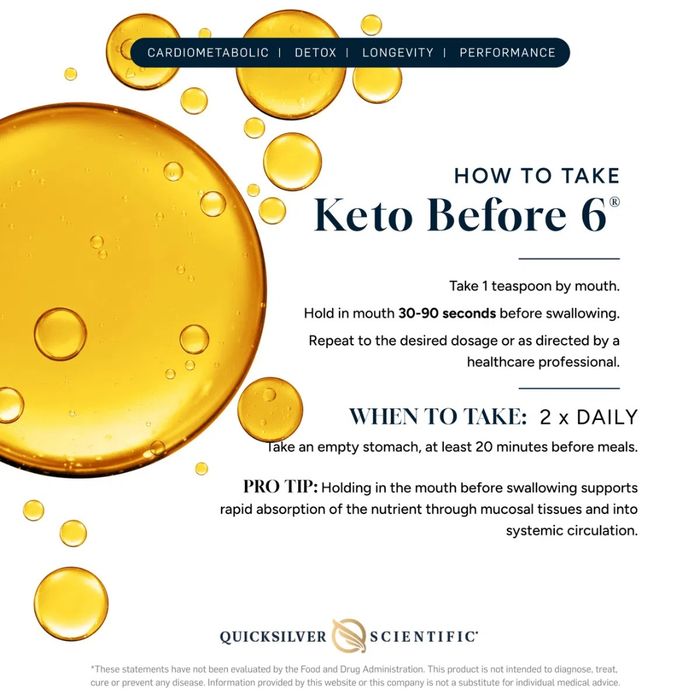 Quicksilver Keto Before 6®