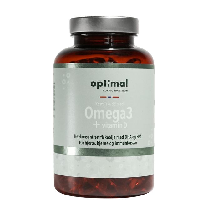 Hovedbilde Optimal Nordic Nutrition Omega 3 + Vitamin D