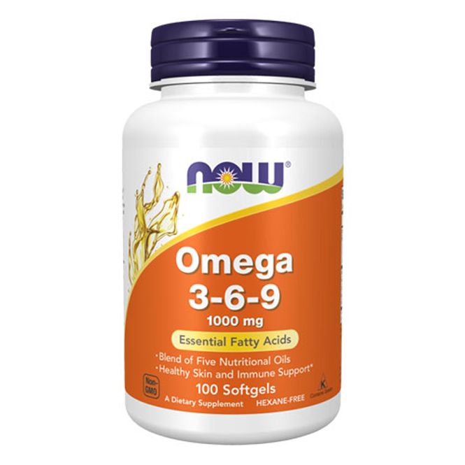Hovedbilde NOW Omega 3-6-9 1000mg Softgels