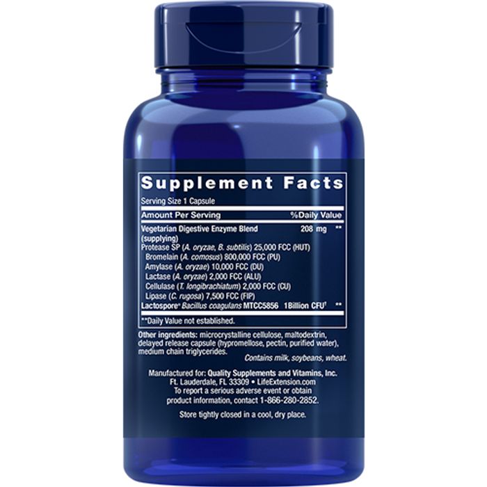 Life Extension Superfordøyelsesenzymer med Probiotika