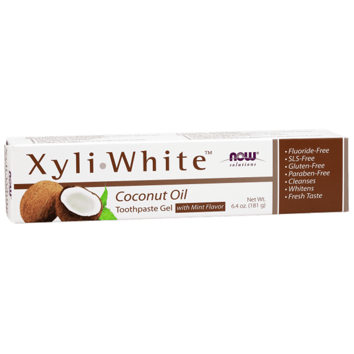 NOW Xyliwhite Fluorfri Tannkrem Kokosnøttolje