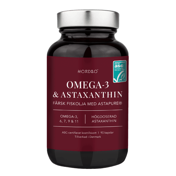 Hovedbilde NORDBO Omega-3 & Astaxanthin
