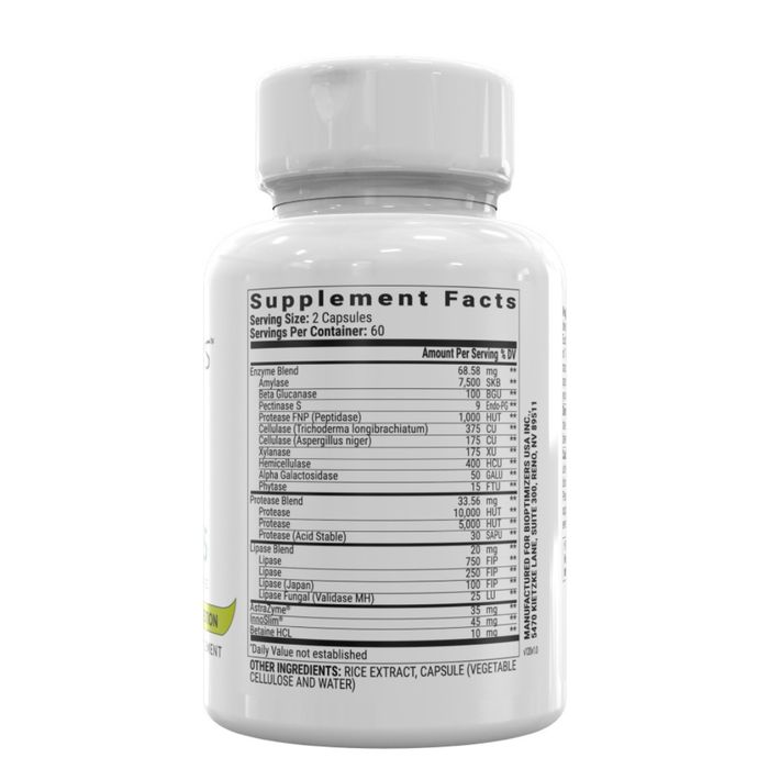 BiOptimizers VegZymes enzymer