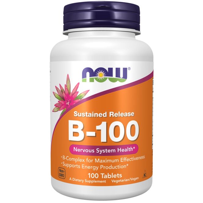 Hovedbilde NOW Vitamin B-100 Tabletter