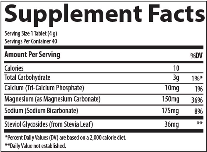 Trace Minerals Magnesium Brusetabletter Appelsin