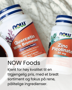 Bokser med kosttilskudd fra NOW Foods