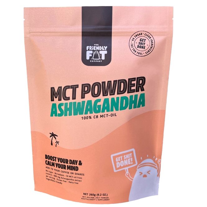 Hovedbilde The Friendly Fat Company Ashwagandha MCT-Powder