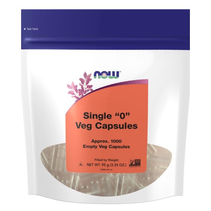 NOW Tomme Vegetariske Kapsler 