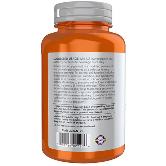 NOW Betaine Pulver