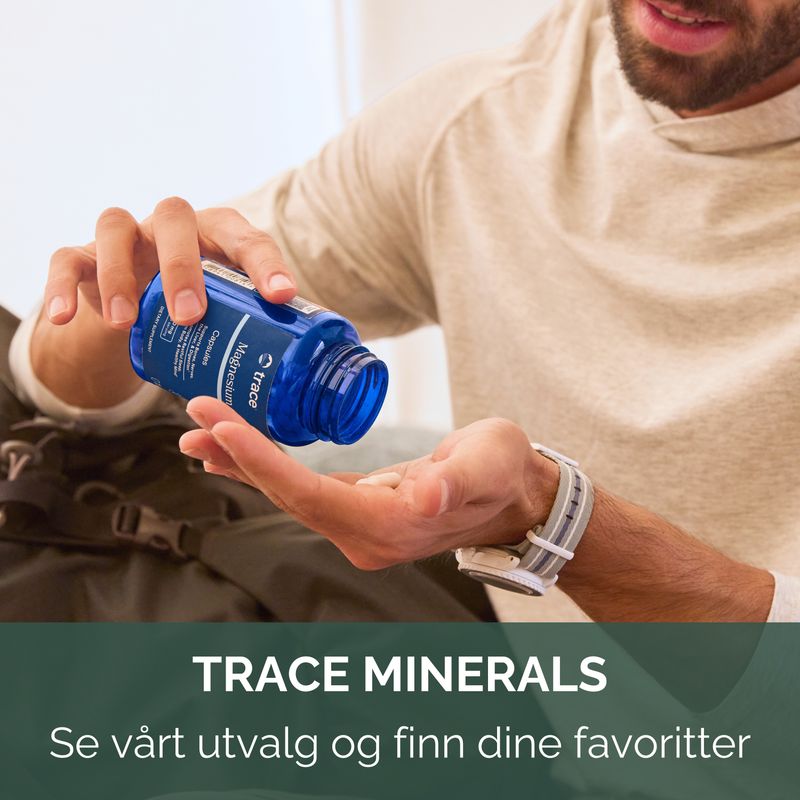 Utforsk naturlige mineraltilskudd og elektrolytter fra Trace Minerals